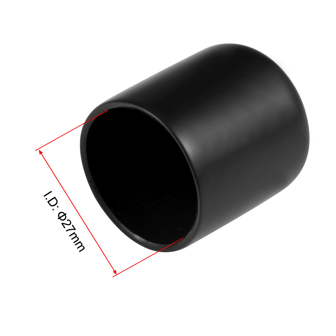 uxcell Uxcell Rubber End Caps Vinyl Round Bolt Cap Cover Screw Thread Protectors