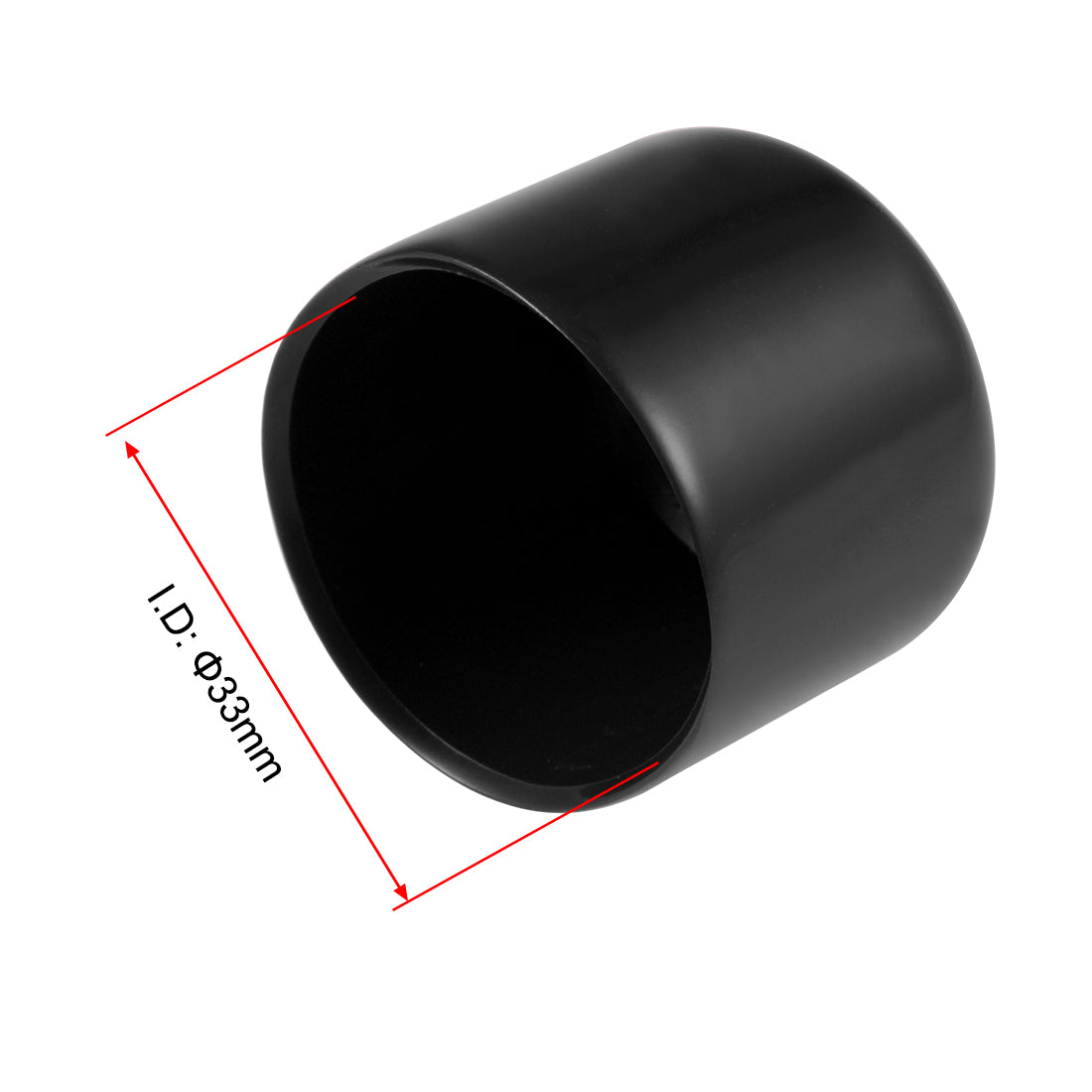 uxcell Uxcell Rubber End Caps Vinyl Round Bolt Cap Cover Screw Thread Protectors