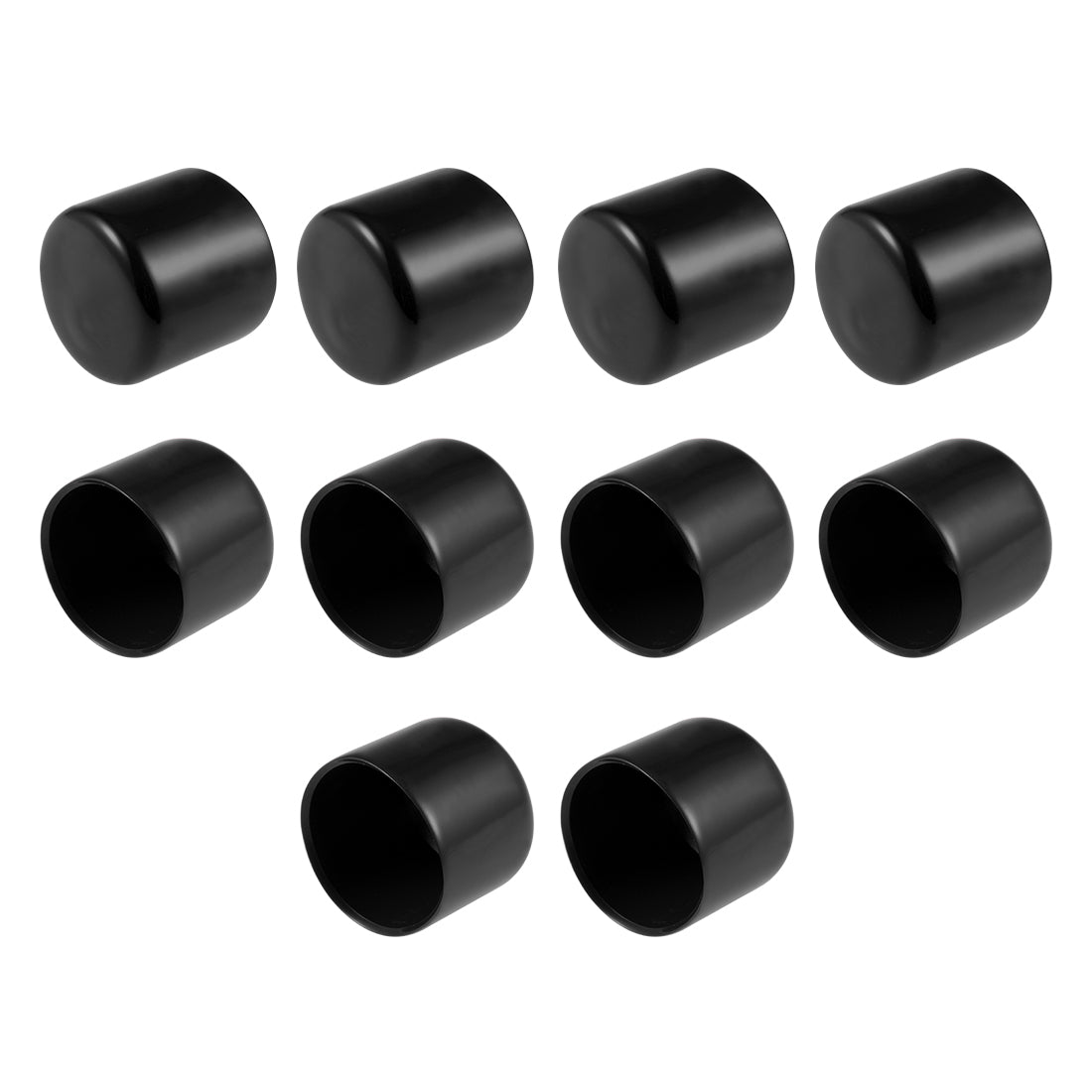 uxcell Uxcell Rubber End Caps Vinyl Round Bolt Cap Cover Screw Thread Protectors