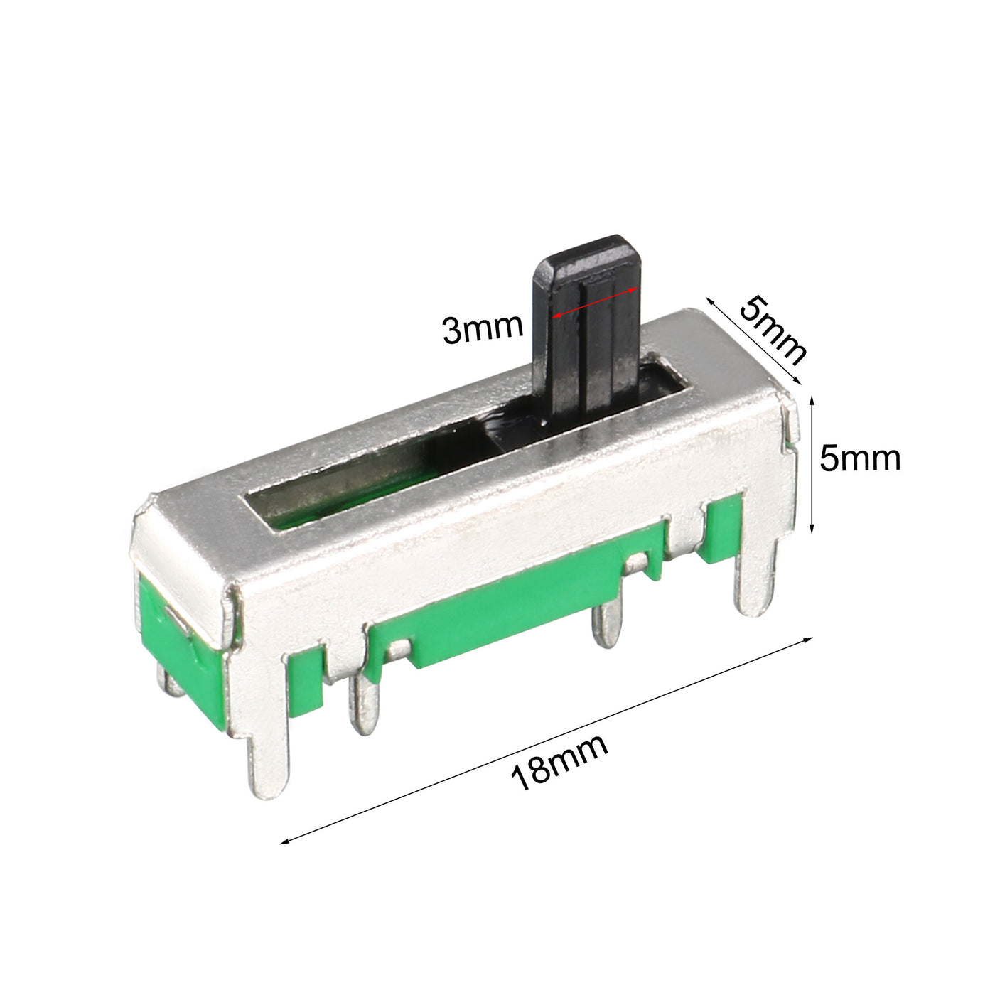 uxcell Uxcell 1pcs Fader Variable Resistors Mixer 18mm Straight Slide Potentiometer B102  B1K Ohm Linear Single Potentiometers For Dimming Tuning