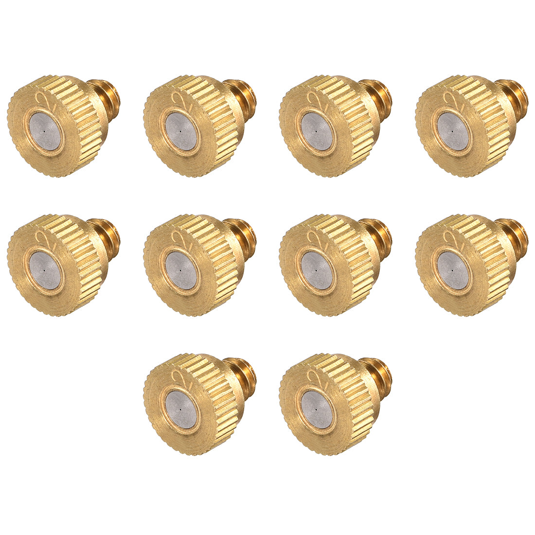 Uxcell 9mm Tube Brass Compression Fittings, 2 Pack Insert