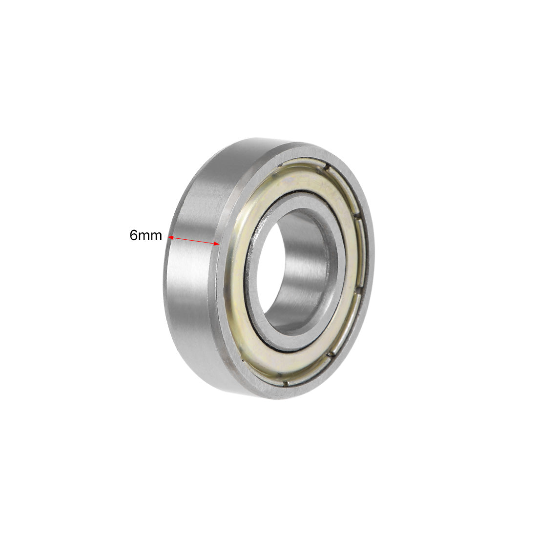 uxcell Uxcell Deep Groove Ball Bearings Thin Section Double Shield Chrome Steel