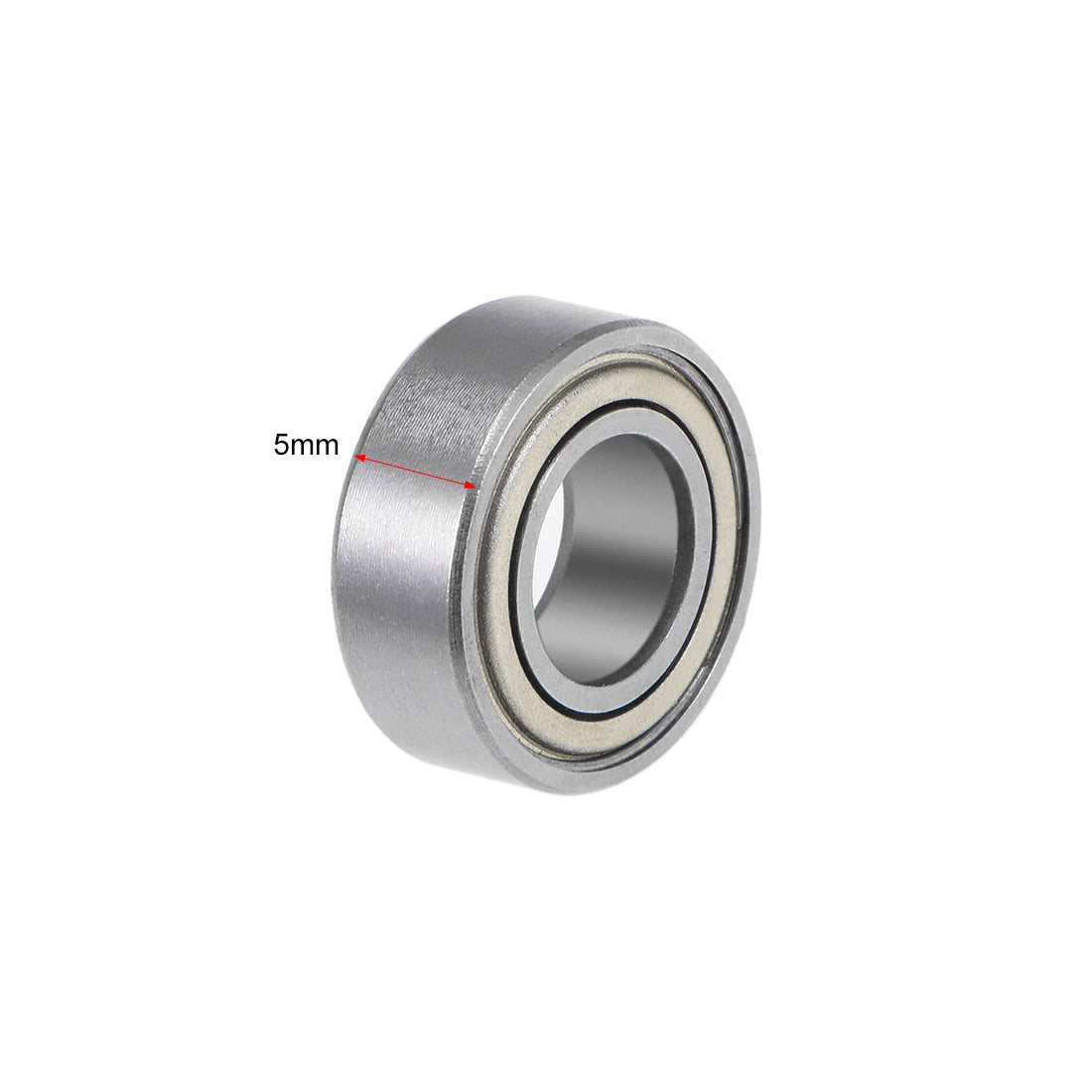 uxcell Uxcell Deep Groove Ball Bearing Metric Double Shielded Chrome Steel ABEC1 Z1 Level