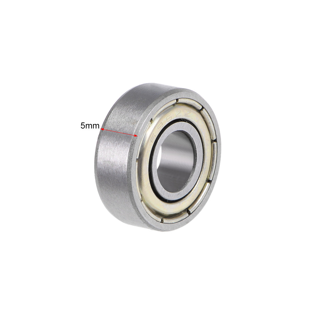 uxcell Uxcell Deep Groove Ball Bearings Metric Double Shielded Chrome Steel ABEC1 Z1