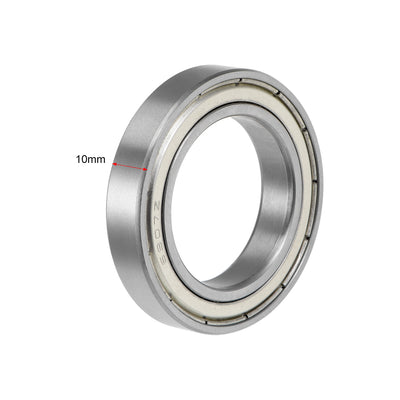 Harfington Uxcell Deep Groove Ball Bearings Thin Section Single Shielded Chrome Steel