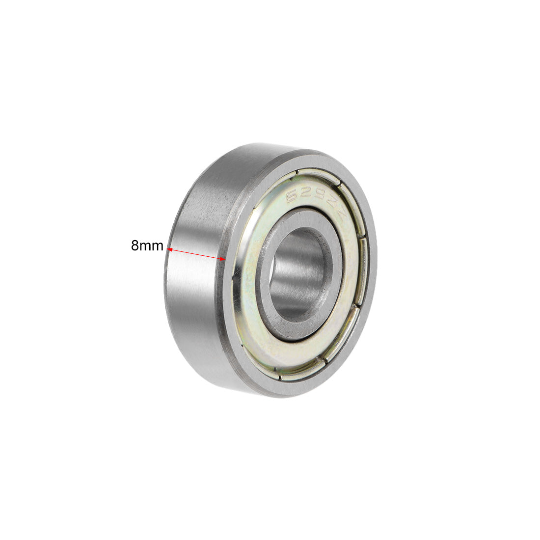 uxcell Uxcell Deep Groove Ball Bearings Metric Double Shield Chrome Steel ABEC1 Z1