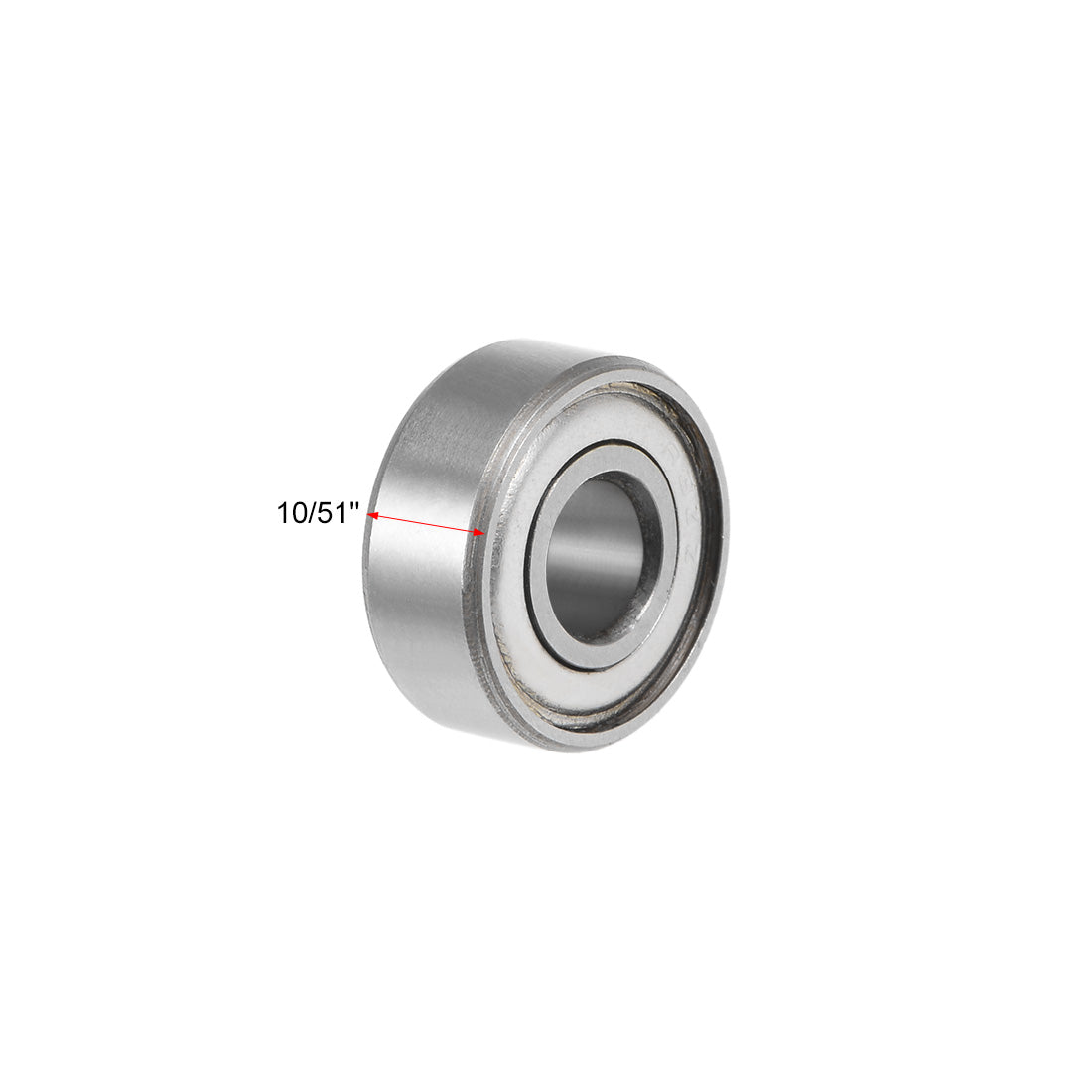 uxcell Uxcell Deep Groove Ball Bearings Inch Double Shield Chrome Steel ABEC1 Z1