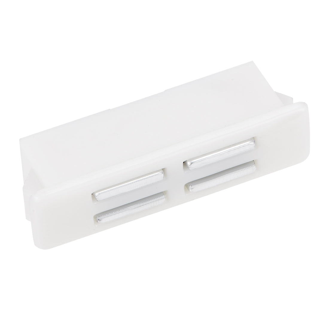 uxcell Uxcell Magnetic Latches Catch Cabinet Door Furniture Hardware Plastic White 2pcs