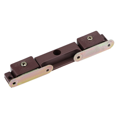 Harfington Uxcell Double Magnetic Latches Catch for Furniture Cabinet Door Closet Brown 4pcs