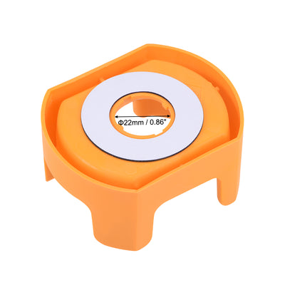 Harfington Push Switch Button Protective Cover with Emergency Stop Warning Circle