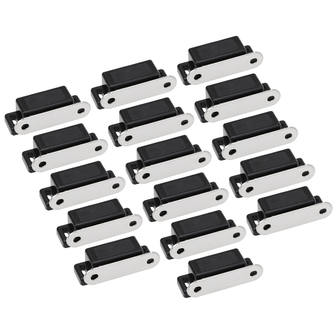 uxcell Uxcell Magnetic Cabinet Door Latches Catch for Kitchen Closet Wardrobe Black 16pcs