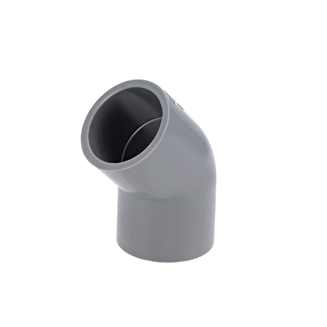 uxcell Uxcell PVC Pipe Fitting, 25mm Slip Socket, 45 Degree Elbow Connector Gray 10Pcs