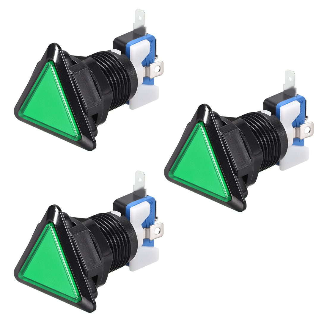 uxcell Uxcell Game Push Button Triangle LED Illuminated Push Button Switch switch for Arcade Video