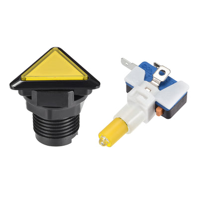 Harfington Uxcell Game Push Button LED Illuminated Push Button Switch with Micro switch