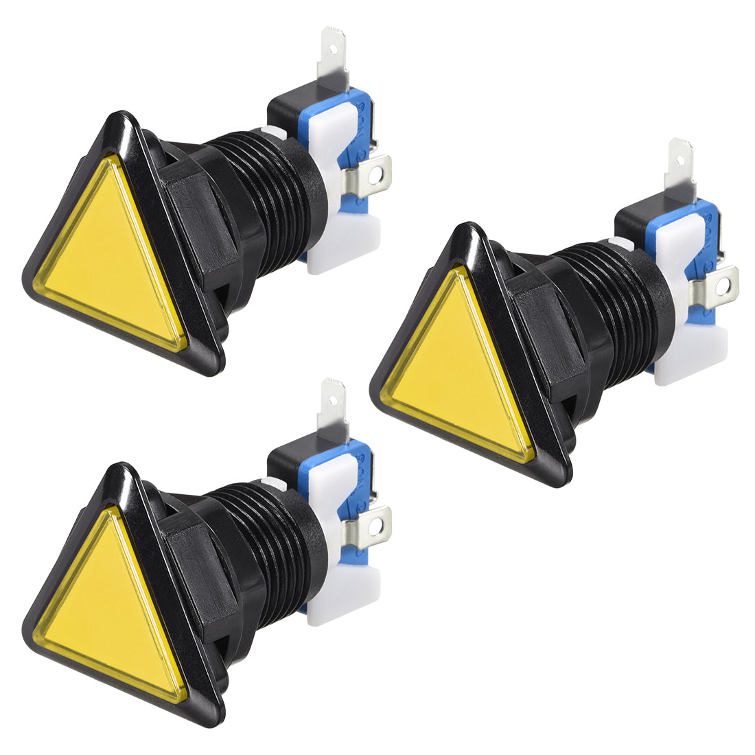 uxcell Uxcell Game Push Button Triangle LED Illuminated Push Button Switch switch for Arcade Video