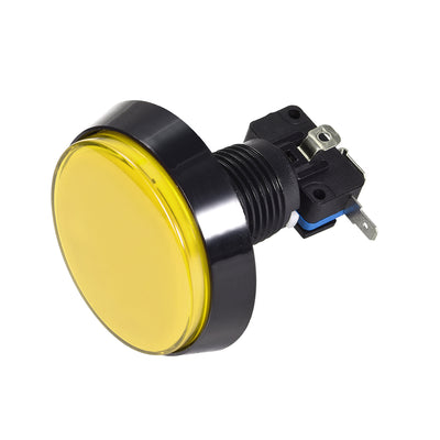 Harfington Uxcell Game Push Button Round Illuminated Push Button Switch with switch for Arcade