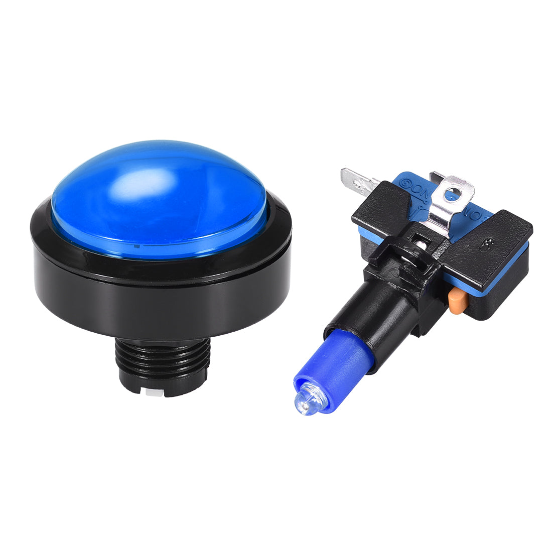 uxcell Uxcell Game Push Button Round LED Illuminated  Switch with Micro switch for Arcade Video Games