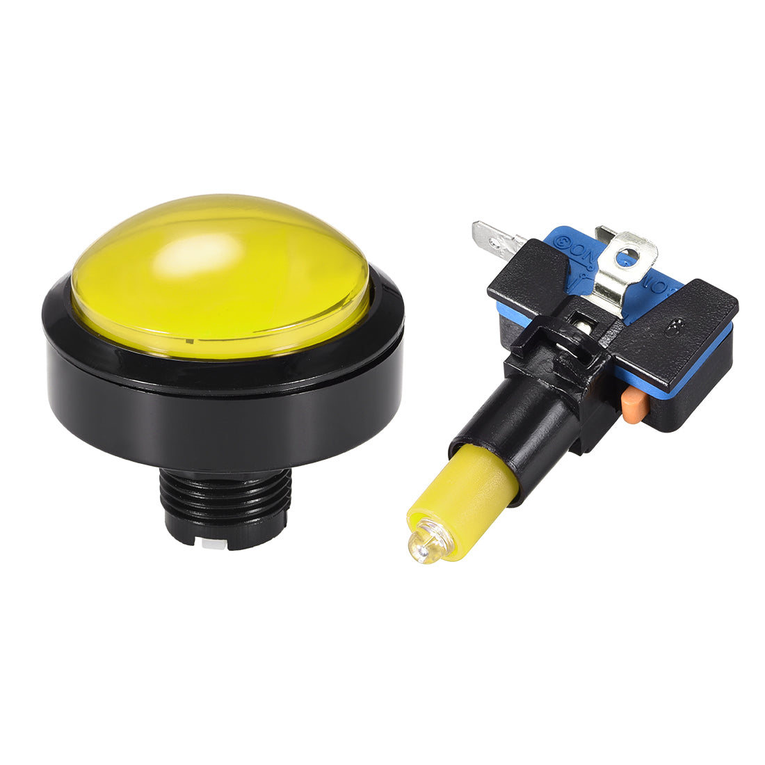 uxcell Uxcell Game Push Button Round LED Illuminated  Switch with Micro switch for Arcade Video Games