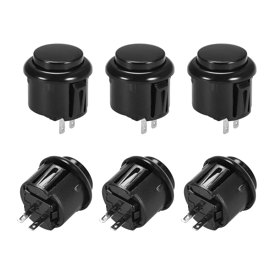 uxcell Uxcell Round Game Push Button Switches