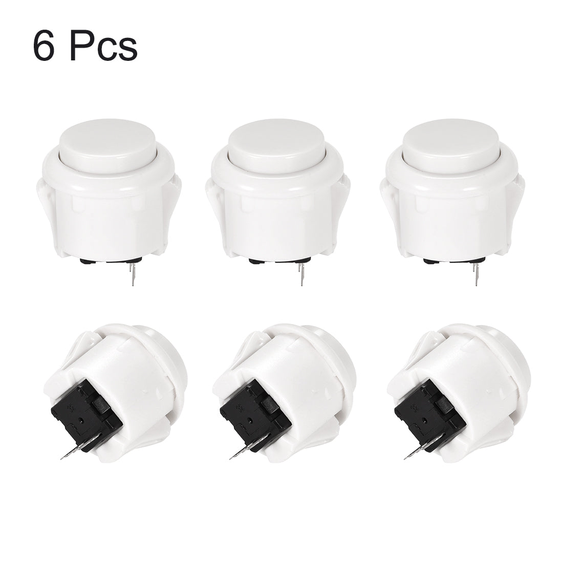 uxcell Uxcell Round Game Push Button Switches