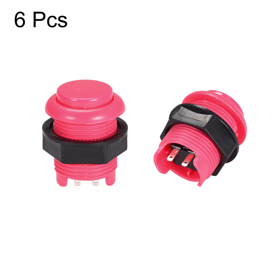 uxcell Uxcell Mounting Hole Game Push Button Switch Round for Arcade