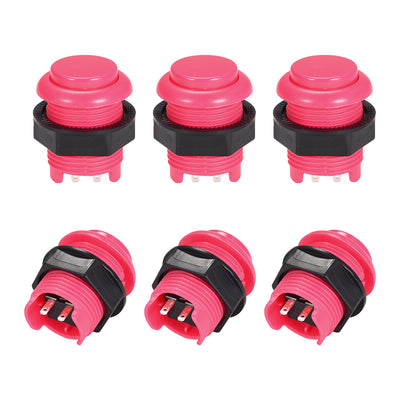 Harfington Uxcell Mounting Hole Game Push Button Switch Round for Arcade