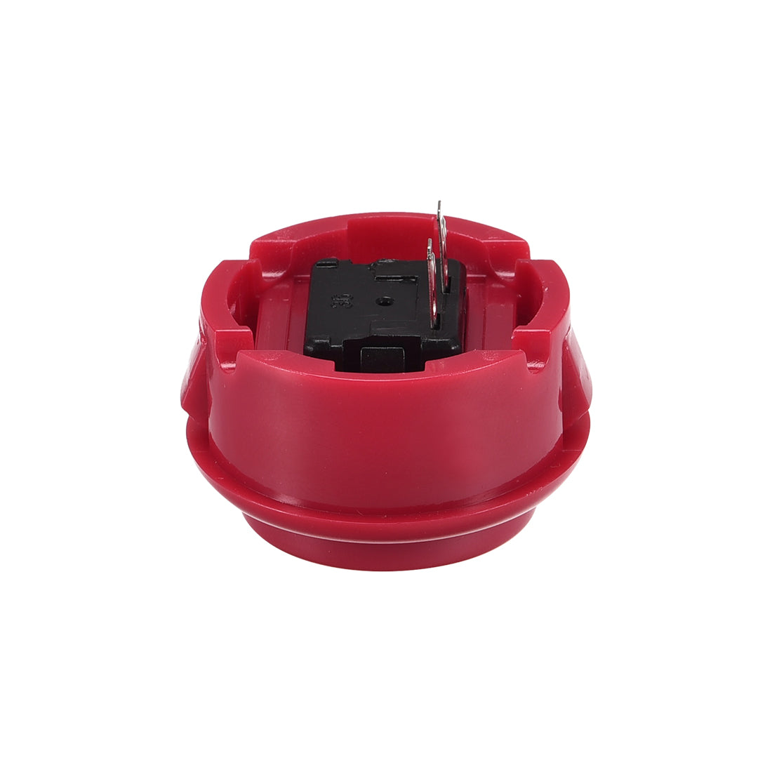 uxcell Uxcell Spiel Druckknopfschalter 30mm Montageloch Runde für Arcade-Videospiele Weiß rot 10 Stück