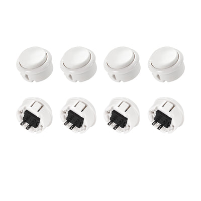 Harfington Uxcell Hole Momentary Game Push Button Switches  for Arcade Video Game