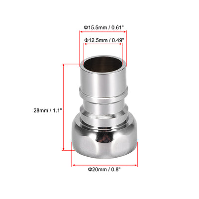 Harfington Uxcell Wasserhahn Zapfhahn Schnellverbinder Messing Schlauch Rohr Steckdose Adapteranpassung 1/2PT Innengewinde für Geschirrspüler Waschmaschine