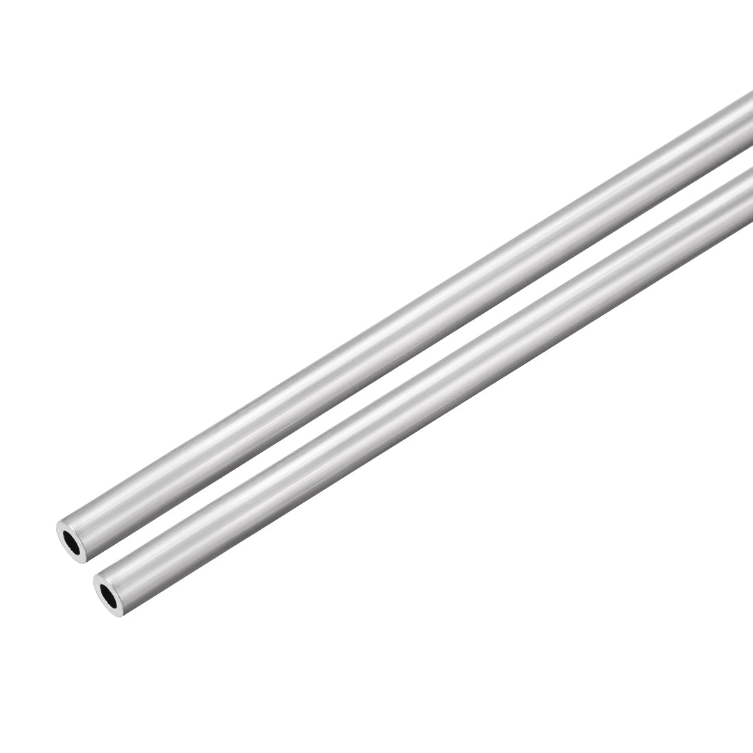 uxcell Uxcell 2Pcs, 6063 Seamless Aluminum Round Straight Tubing