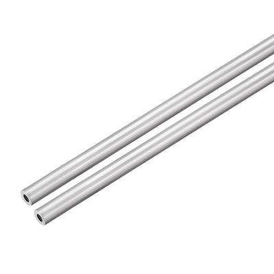 Harfington Uxcell 2Pcs, 6063 Seamless Aluminum Round Straight Tubing