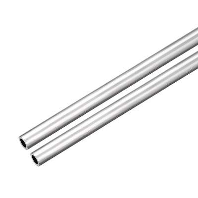 Harfington Uxcell 2Pcs, 6063 Seamless Aluminum Round Straight Tubing