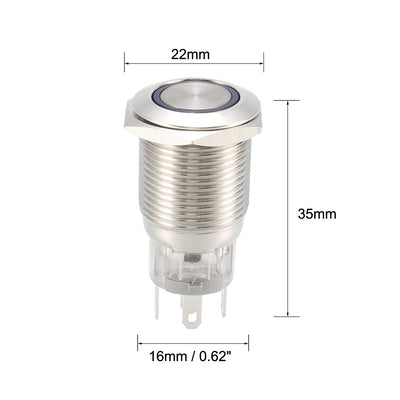 Harfington Uxcell Push Button Switch Mounting LED