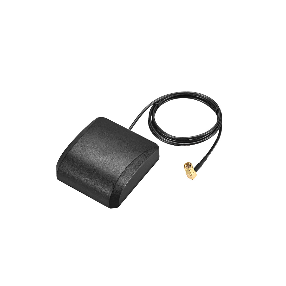 uxcell Uxcell GPS Aktivantenne für Beidou GNSS FAKRA-C Steckerkabel mit Magnethalterung SMA Male 1M / 3.3Ft 90-Grad