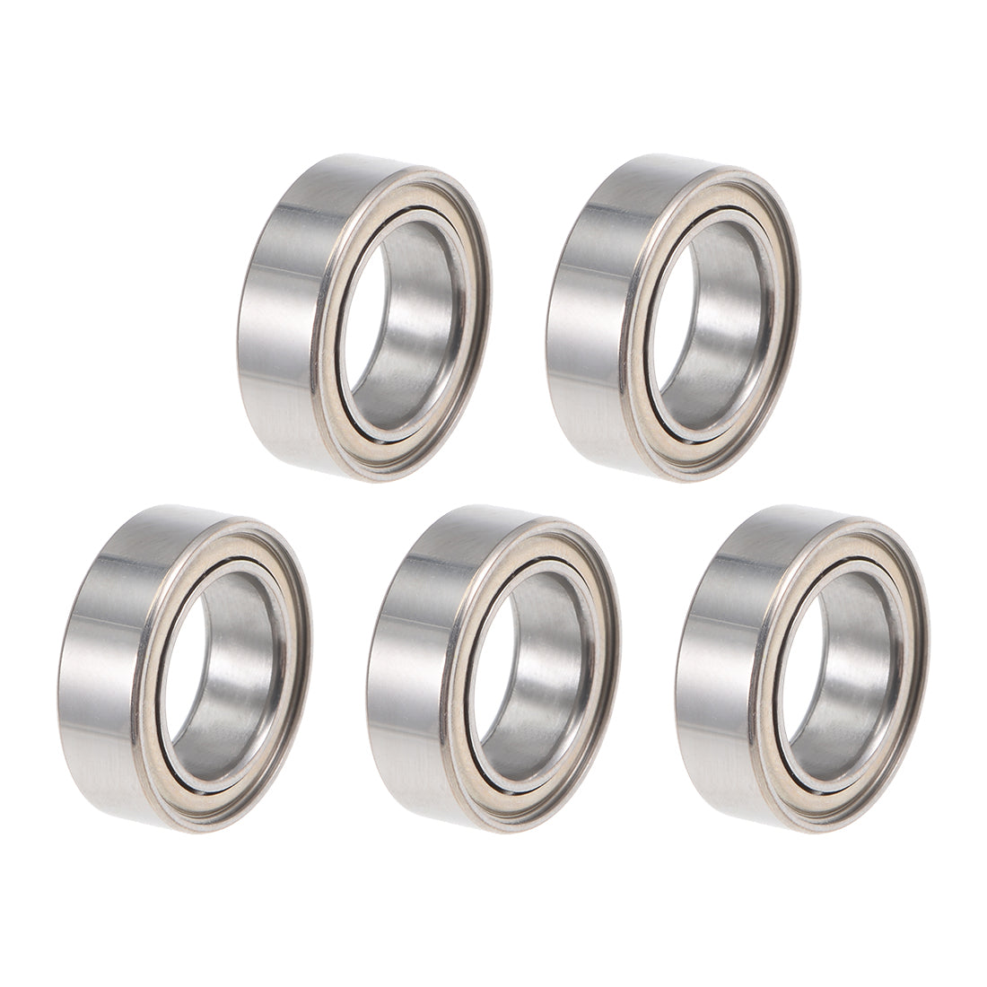 uxcell Uxcell Deep Groove Ball Bearing Double Shielded Chrome Roller Bearings