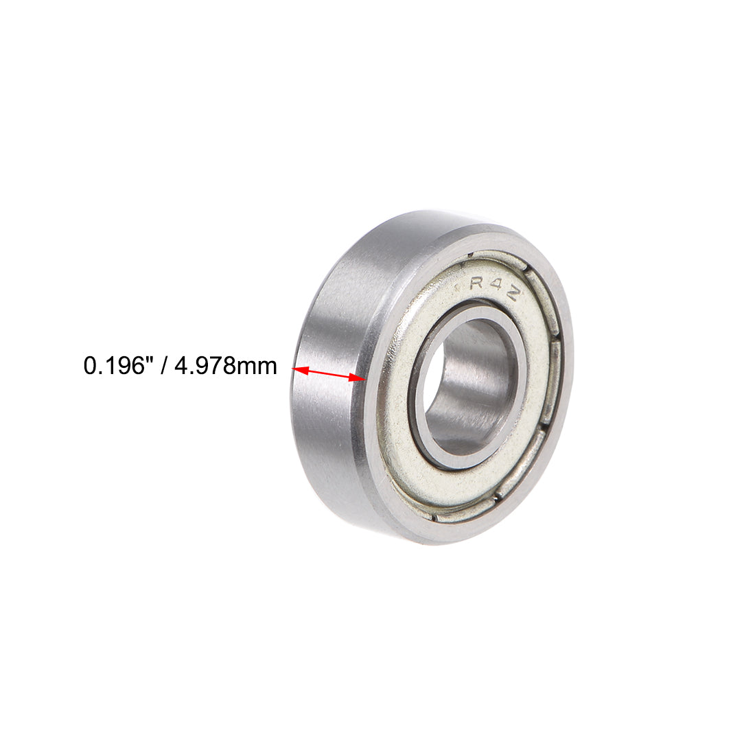 uxcell Uxcell Deep Groove Ball Bearings Inch Double Shielded Chrome Steel ABEC1