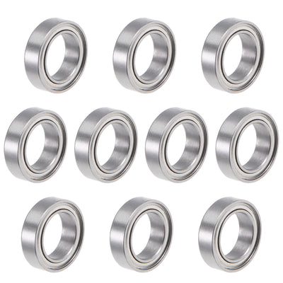 Harfington Uxcell Deep Groove Ball Bearings Metric Double Shielded Chrome Steel Roller ABEC1 Z1