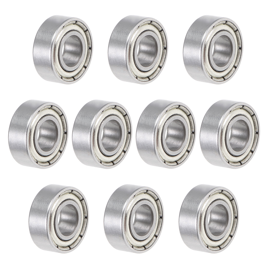 uxcell Uxcell Deep Groove Ball Bearings Metric Double Shielded Chrome Steel Roller ABEC1 Z1