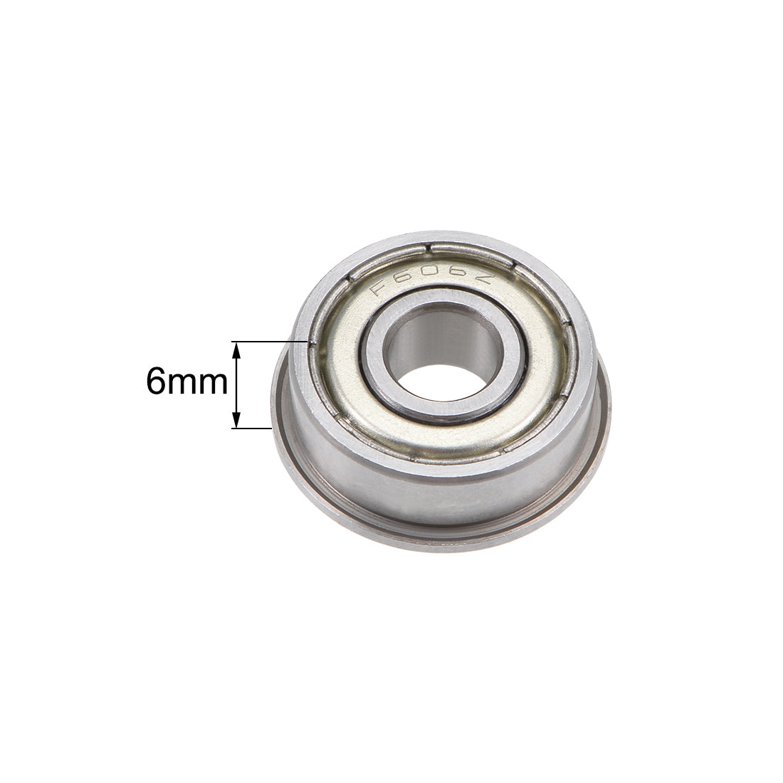 uxcell Uxcell Flange Deep Groove Ball Bearings Double Shield Chrome Steel