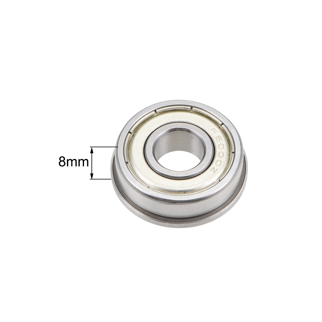 uxcell Uxcell Flange Deep Groove Ball Bearings Double Shield Chrome Steel