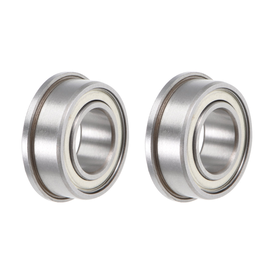 uxcell Uxcell Flange Deep Groove Ball Bearings Double Shield Chrome Steel