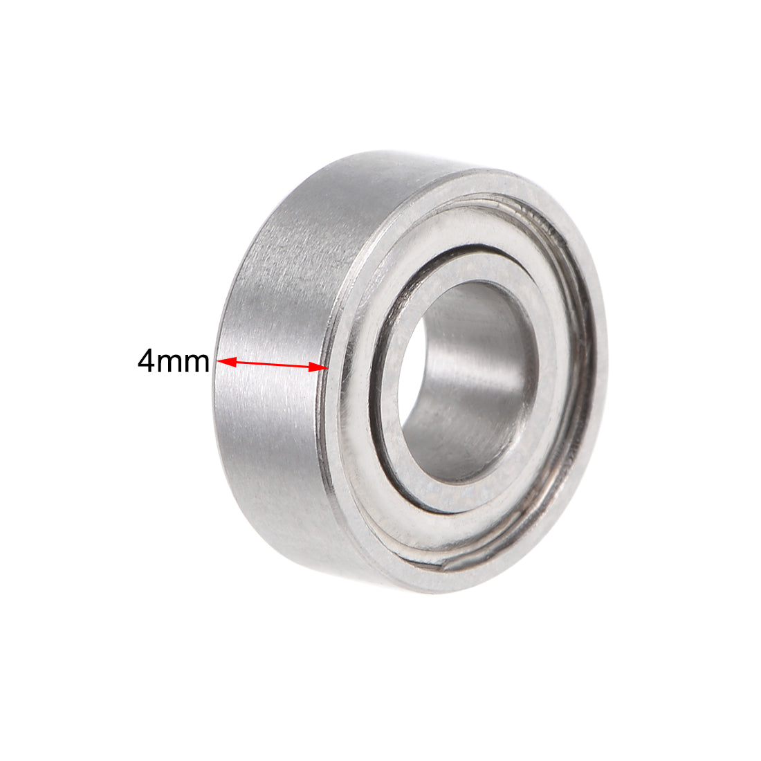 uxcell Uxcell Miniature Deep Groove Ball Bearings Double Shielded Stainless Steel