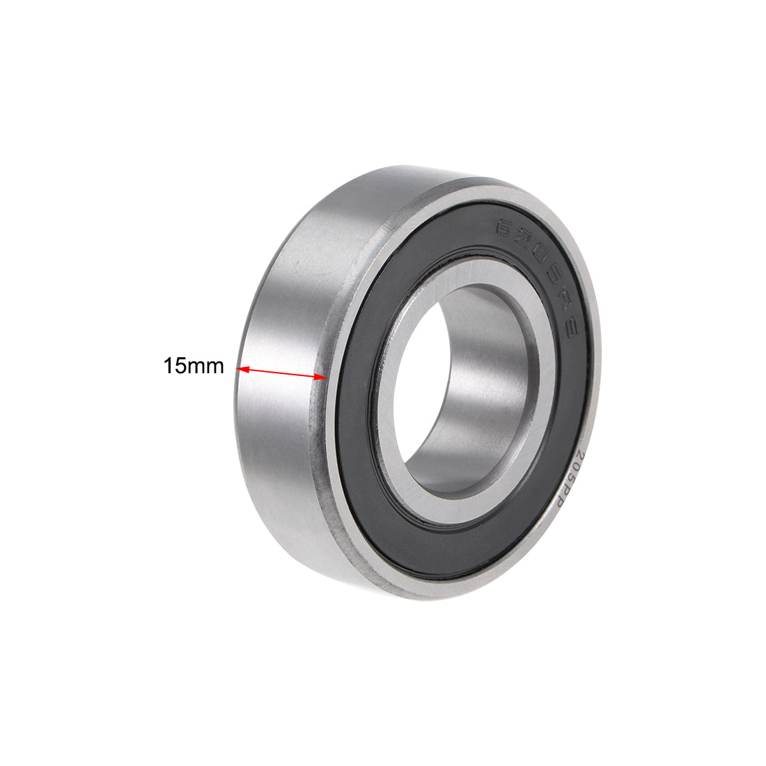 uxcell Uxcell Deep Groove Ball Bearing Double Sealed Chrome Steel Bearings