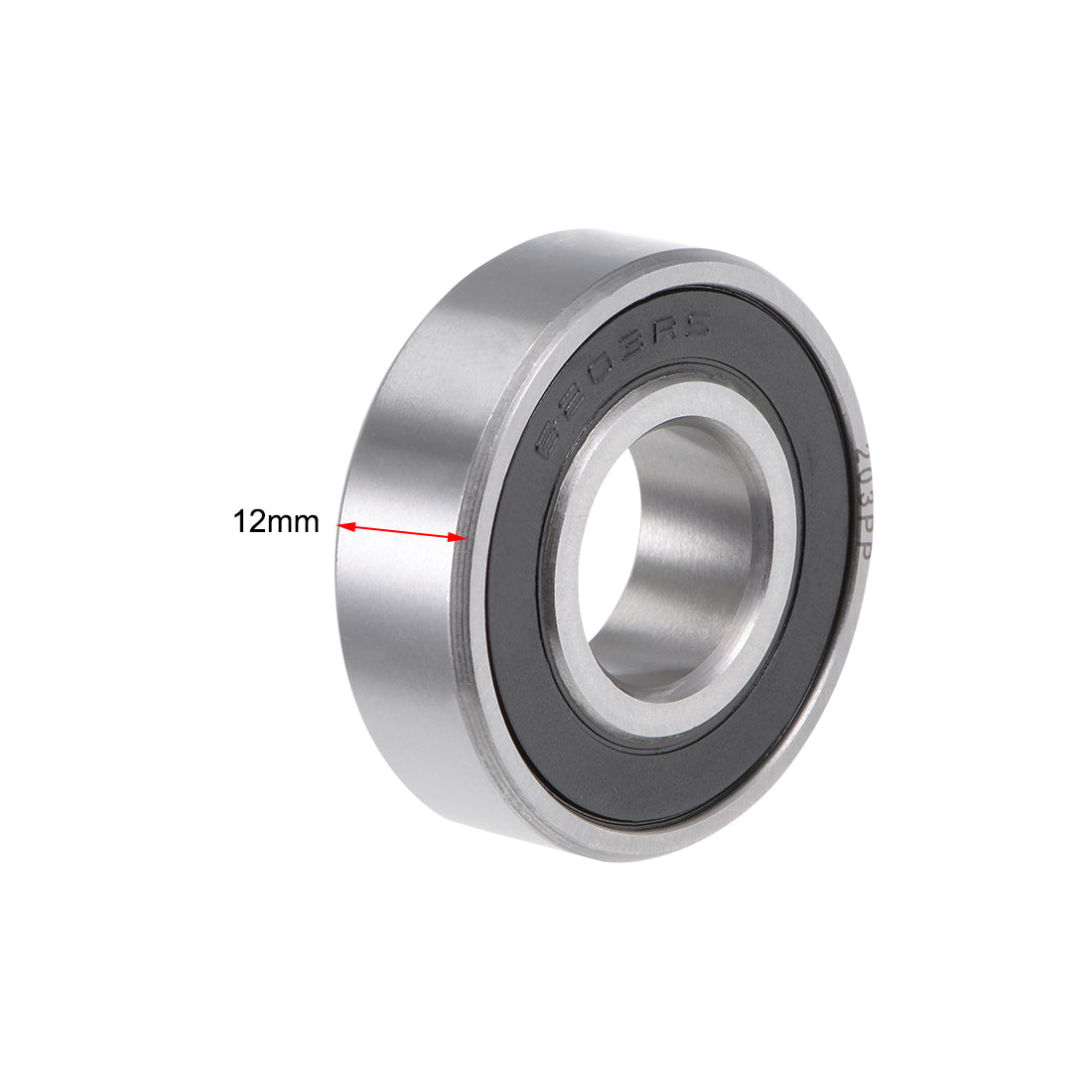 uxcell Uxcell Deep Groove Ball Bearing Double Seal Chrome Steel P0 Z1 Metric Bearings