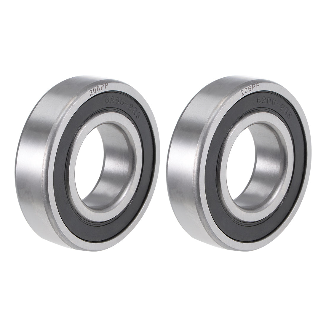 uxcell Uxcell Deep Groove Ball Bearing Double Seal Chrome Steel P0 Z1 Metric Bearings