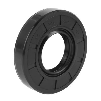 Harfington 25mm x 52mm x 10mm Rubber Double Lip TC Type Oil Shaft Seal