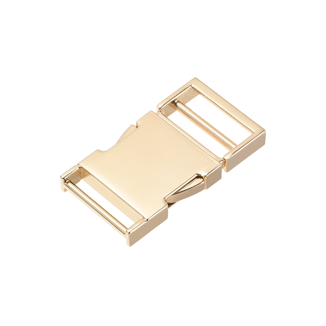 Uxcell Uxcell Side Release Buckle 1.2-inch Zinc Alloy Adjustable Buckle Gold Tone