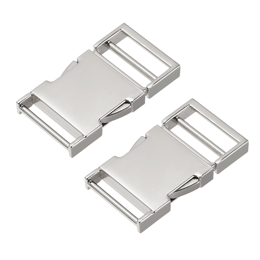 uxcell Uxcell Side Release Buckle Zinc Alloy Adjustable Buckle 2Pcs