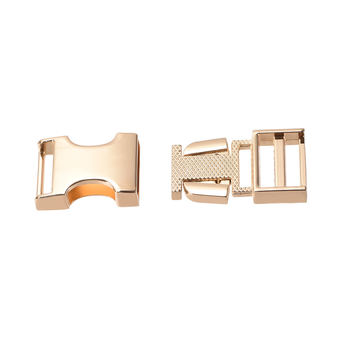 Uxcell Uxcell Side Release Buckle 1.2-inch Zinc Alloy Adjustable Buckle Gold Tone