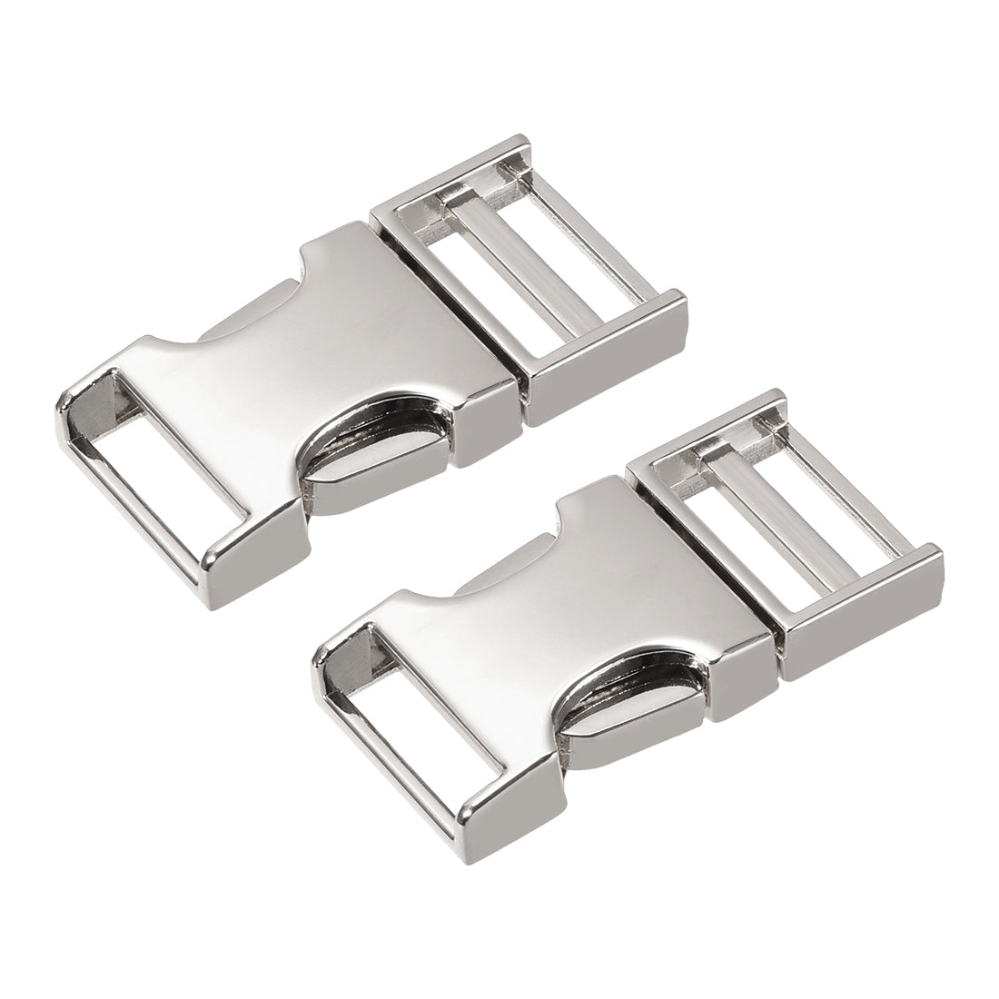 uxcell Uxcell Side Release Buckle Zinc Alloy Adjustable Buckle 2Pcs